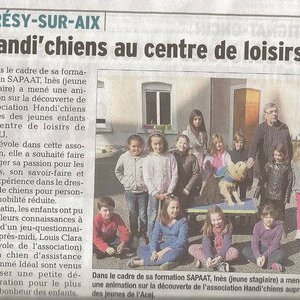 Handi'Chiens au centre de loisirs 20/03/2014