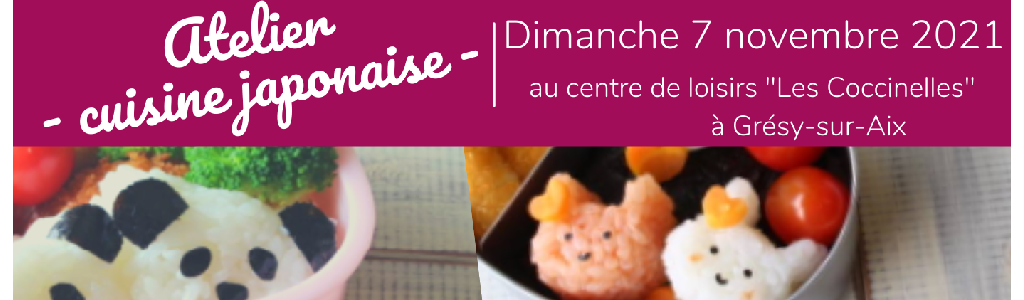 Atelier cuisine japonaise