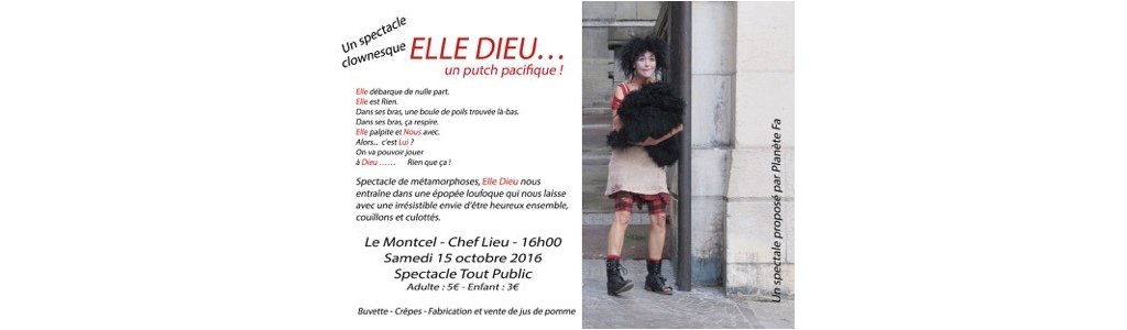 Evènement au MONTCEL - Samedi 15 octobre 2016