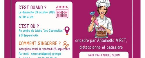 Atelier patisserie