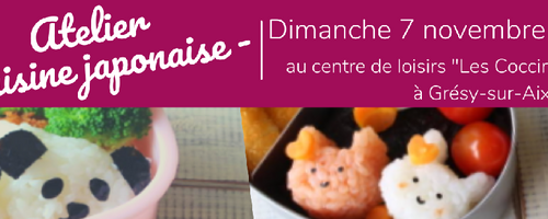 Atelier cuisine japonaise